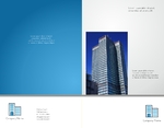 Architect View Half Fold Brochure