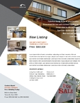 Contemporary & Modern Real Estate Flyer