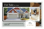 Suburban Real Estate Jumbo Postcard