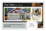 Suburban Real Estate Small Postcard