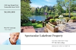 Lakefront Property Jumbo Postcard