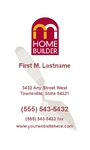 Home Builder & Contractor Business Card