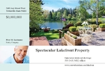 Lakefront Property Small Postcard