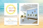 Beach House Jumbo Postcard