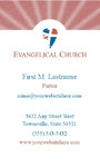 Evangelical Church Business Card