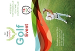 Charity Golf Event Small Postcard