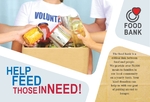 Food Bank Fundraiser Small Postcard