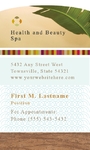 Health & Beauty Spa Business Card