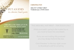 Massage & Chiropractic Office Small Postcard