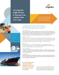 Logistics & Warehousing Sell Sheet Logistics & Warehousing Sell Sheet