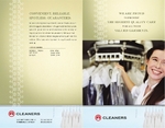 Laundry & Dry Cleaners Half Fold Brochure