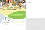 Food Catering Jumbo Postcard