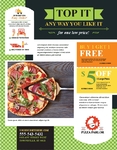 Pizza Parlor Flyer
