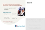 Business Bank Jumbo Postcard