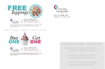 Frozen Yogurt Shop Jumbo Postcard