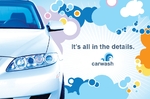 Car Wash Jumbo Postcard