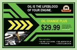 Oil Change Jumbo Postcard