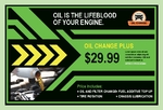 Oil Change Small Postcard