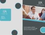 Teal Human Resources Half Fold Brochure