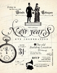 Vintage New Year's Party Flyer
