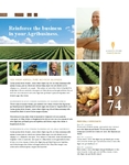 Farming & Agriculture Sell Sheet Farming & Agriculture Sell Sheet