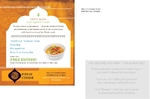 Indian Restaurant Jumbo Postcard