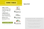 Organic Food Jumbo Postcard