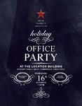 Office Holiday Party Flyer