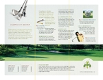 Golf Course & Instruction Tri Fold Brochure