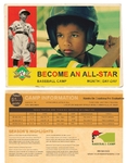 Baseball Sports Camp Flyer