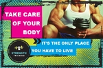 Strength Training Jumbo Postcard