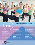Aerobics Center Class Flyer