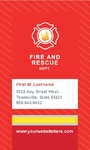 Fire Safety Business Card Fire Safety Business Card