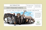 Wildlife Conservation Jumbo Postcard