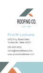Roofing Company Business Card Roofing Company Business Card