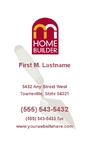 Home Builder & Contractor Business Card Home Builder & Contractor Business Card