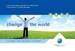 Green Living & Recycling Small Postcard Green Living & Recycling Small Postcard