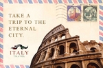 Italy Travel Jumbo Postcard