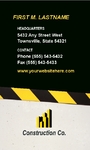 Industrial & Commercial Construction Business Card Industrial & Commercial Construction Business Card