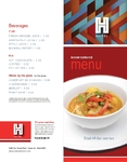 Hotel Menu Flyer Hotel Menu Flyer