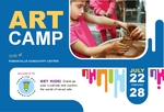 Kids Art Camp Small Postcard Kids Art Camp Small Postcard