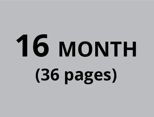 16 Month Calendar