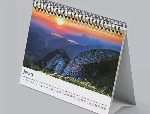 Desk Calendar Layout